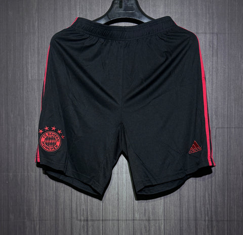 Bayern Munich Black-Red High Quality Stadium Shorts