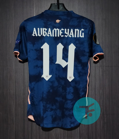 Printed: Aubameyang-14 Arsenal Third T-shirt 20/21, Showroom Quality