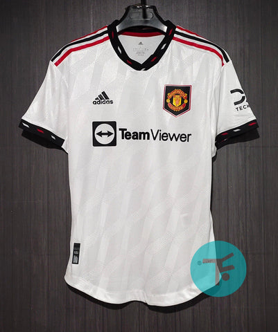 Printed: Antony-21 Manchester United Away T-shirt 22/23, Authentic Quality with EPL badges