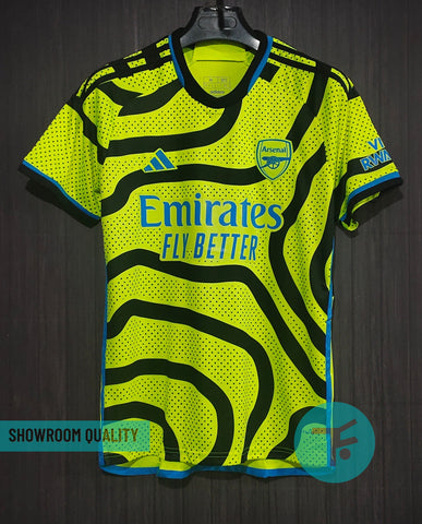 Arsenal Away T-shirt 23/24, Showroom Quality with EPL Font