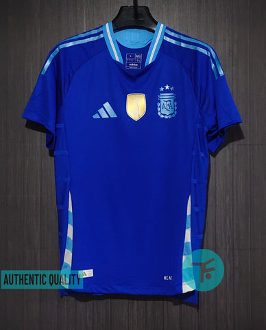 Argentina Away 2024 Copa America T-shirt, Authentic Quality with World champion badge