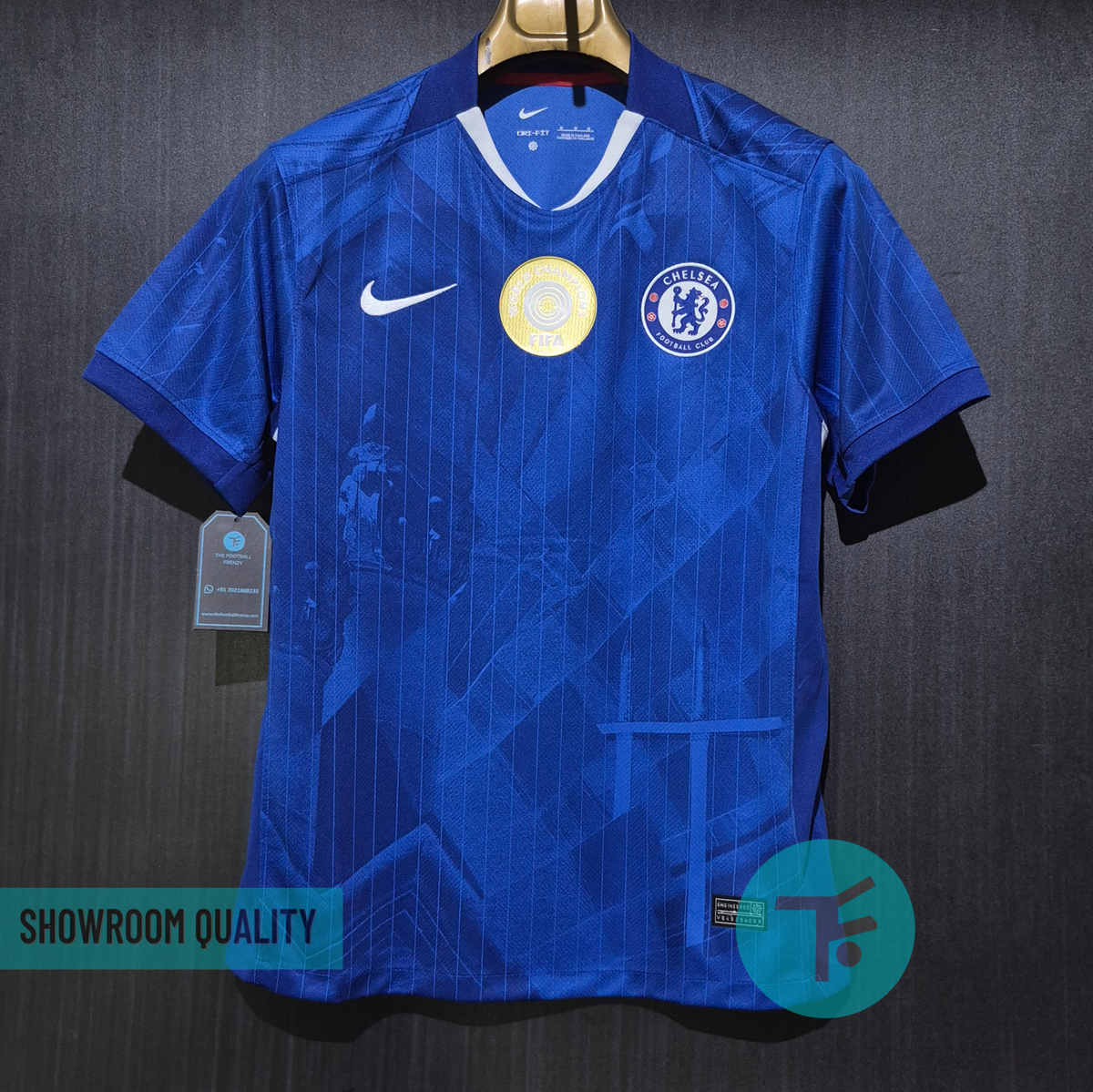 Chelsea FC ワールドチャンピオンシャツ 25 WORLD CHAMPIONS #25 Chelsea 25/26 Stadium Men's Home Shirt - All