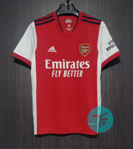 Arsenal Home T-shirt 21/22, Showroom Quality with EPL Font