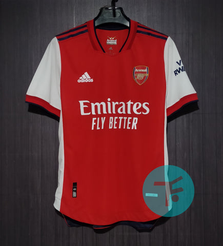 Arsenal Home T-shirt 21/22, Authentic Quality with EPL Font