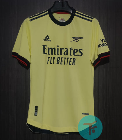 Arsenal Away T-shirt 21/22, Authentic Quality with EPL Font