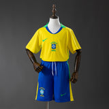 Kids: Brazil Home T-shirt 25/26