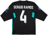Sergio Ramos 4 x Real Madrid 2017/18 Classic Away Retro in Full sleeves