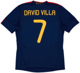 David Villa 7 x Spain 2010 Final Away World Cup Winning Retro
