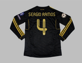 Sergio Ramos 4 x Real Madrid 2011/12 Classic Away Retro in Full Sleeve