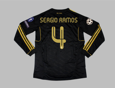 Sergio Ramos 4 x Real Madrid 2011/12 Classic Away Retro in Full Sergio Ramos 4 x Real Madrid 2011/12 Classic Away Retro in Full