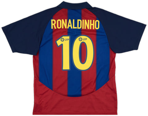 Ronaldinho 10 x Barcelona Home 2002/03 Classic Retro
