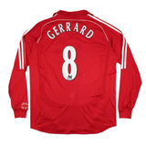 Gerrard 8 x  Liverpool 2006/08 Classic Full Hand Home Retro