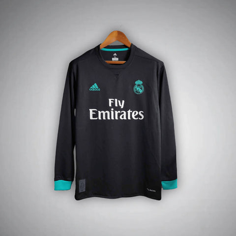 Real Madrid 2017/18 Classic Away Retro in Full sleeves