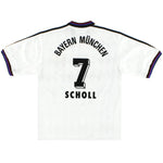 Scholl 7 x Bayern Munich 1996/98 Classic Away Retro