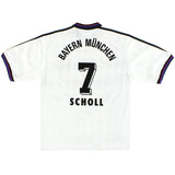 Scholl 7 x Bayern Munich 1996/98 Classic Away Retro