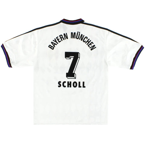 Scholl 7 x Bayern Munich 1996/98 Classic Away Retro