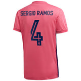 Sergio Ramos 4 x Real Madrid Away T-shirt 2000/21, Authentic Quality