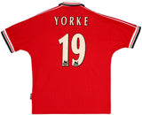 Yorke 19 x Manchester United 1998/99 Classic Home Retro