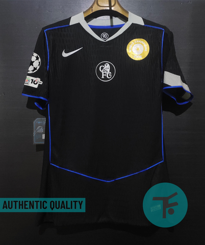 Chelsea Third T-shirt 25/26, Authentic Quality in Club Font