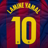 Lamine Yamal 10 x Barcelona Home T-shirt 25/26, Showroom Quality