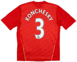 Konchesky 3 x Liverpool 2010/12 Classic Home Retro
