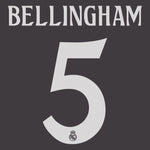Bellingham 5 x Real Madrid Third T-shirt 24/25, Showroom Quality