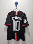 Manchester United 2007-08 Classic Away Retro in Half sleeves with Rooney 10