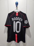 Manchester United 2007-08 Classic Away Retro in Half sleeves with Rooney 10