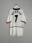 Beckham 7 x Manchester United 2002/03 Classic Away Retro
