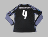 Sergio Ramos 4 x Real Madrid 2016/17 Classic Third Retro in Full sleeves