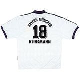 Klinsmann 18 x Bayern Munich 1996/98 Classic Away Retro
