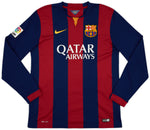 Barcelona Home 2014/15 Classic Final Full Hand Retro