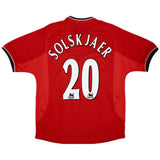 Solskjaer 20 x Manchester United 2000/02 Classic Home Retro