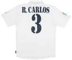 R.Carlos 3 x Real Madrid 2001/02 Classic Home Retro
