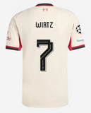 Wirtz 7 x Liverpool Away T-shirt 25/26, Authentic Quality