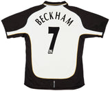 Beckham 7 x Manchester United 2001/02 Classic Away Retro - Reversible