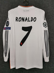 Ronaldo 7 x Real Madrid 2013/14 Classic Home Retro Full Hand