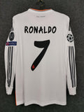 Ronaldo 7 x Real Madrid 2013/14 Classic Home Retro Full Hand