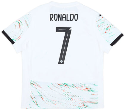 Ronaldo 7 x Portugal Away 2025 T-shirt, Authentic Quality