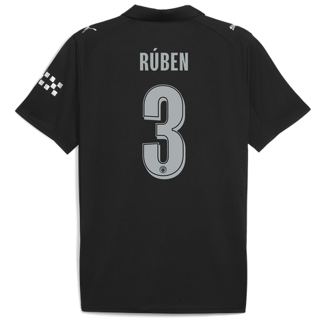 Ruben 3 x Manchester City Away T-shirt 25/26, Showroom Quality