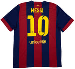 Messi 10 x Barcelona Home 2014/15 Classic Retro with Final print