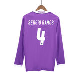 Sergio Ramos 4 x Real Madrid 2016/17 Classic Away Retro in Full sleeves
