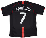 Ronaldo 7 x Manchester United 2007-08 Classic Away Retro in Half sleeves