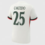 Caicedo 25 x Chelsea Away T-shirt 25/26, Showroom Quality