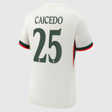 Caicedo 25 x Chelsea Away T-shirt 25/26, Showroom Quality