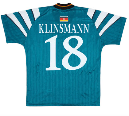Klinsmann 18 x Germany 1996 Classic Away Retro