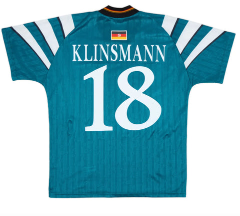 Klinsmann 18 x Germany 1996 Classic Away Retro