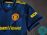 Printed: Maguire-5 Manchester United Third T-shirt 21/22, Authentic Quality with EPL Badge