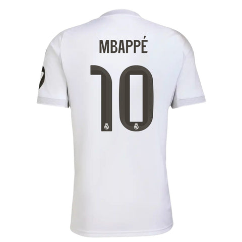 Mbappe 10 x Real Madrid Home T-shirt 25/26, Authentic Quality
