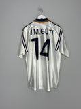 J.M.GUTI 14 x Real Madrid 1998/00 Classic Home Retro
